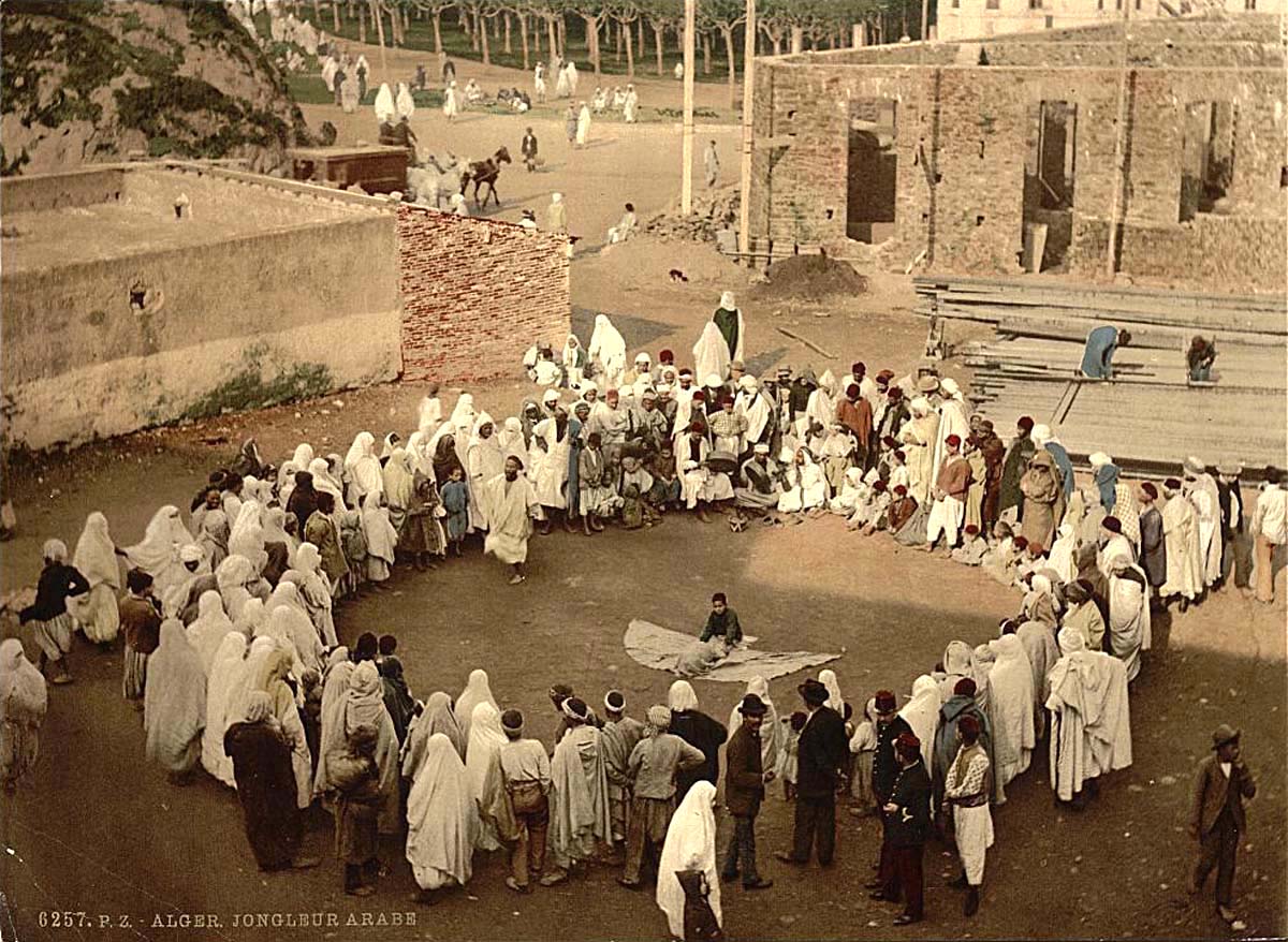Algiers. Arab juggler, circa 1900