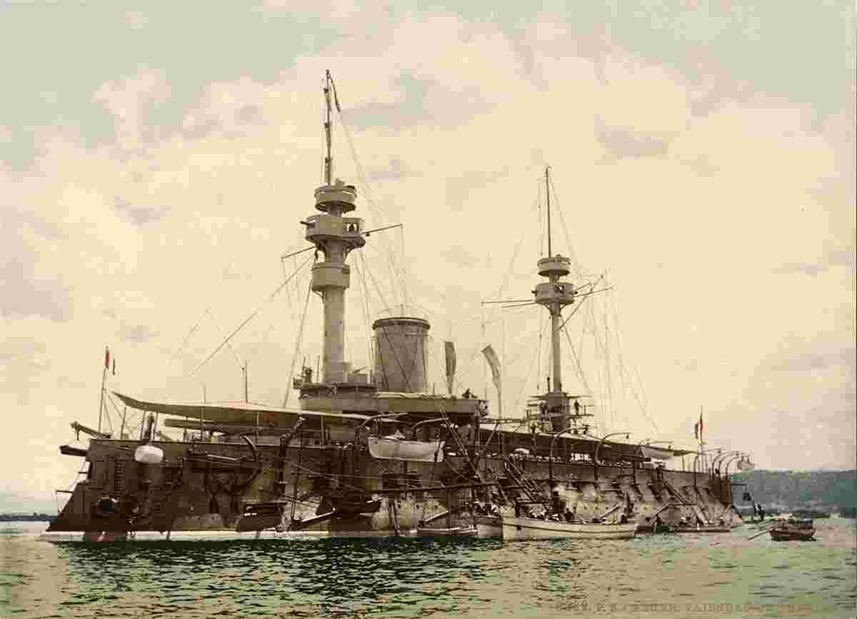 Algiers. Warship