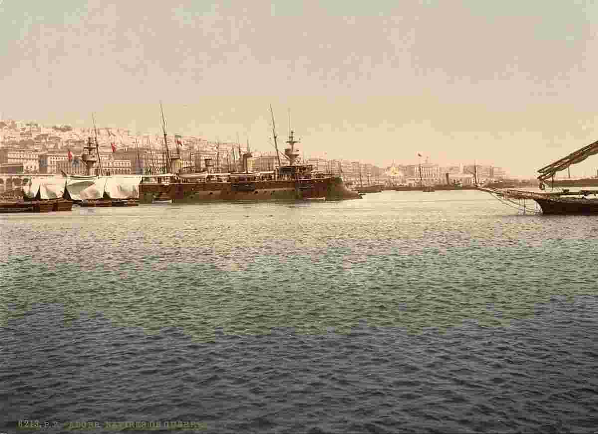 Algiers. Warships