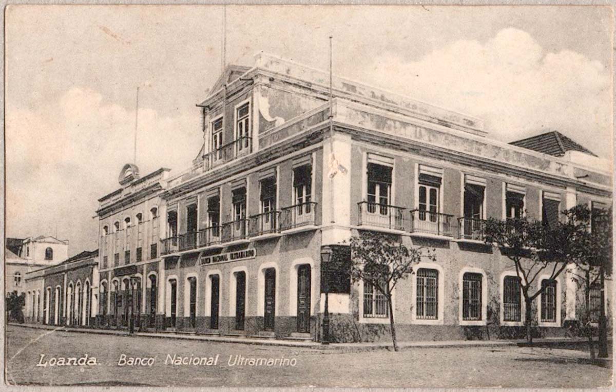 Luanda. Banco Nacional Ultramarino, 1910