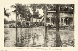 Cotonou. Flood