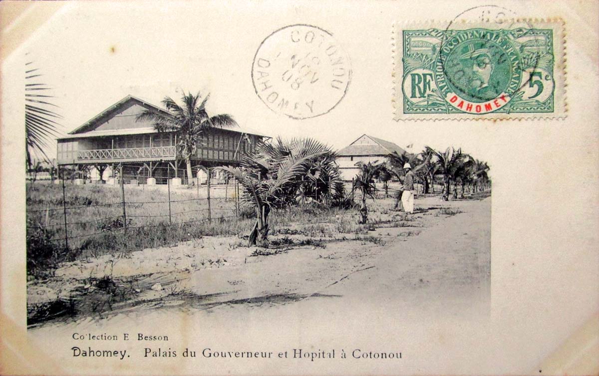 Cotonou. Governor's Palace and Hospital