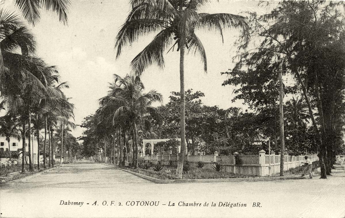 Cotonou. The Chamber of the Delegation, 1937