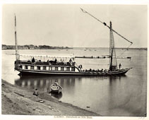 Cairo. Dahabeah or Nile boat