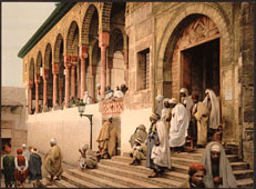 Tunis. Arabs leaving mosque