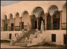 Tunis. Bardo, the lion staircase