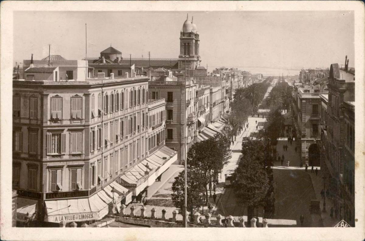 Tunis. Jules Ferry Street, 1929