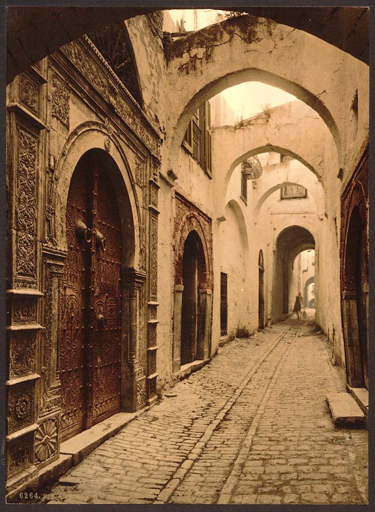 Tunis. Tresure Street, circa 1890