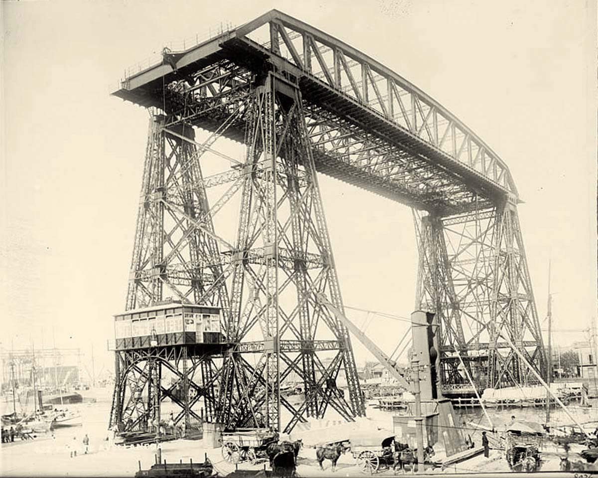 Buenos Aires. Avellaneda Bridge, between 1909 and 1920