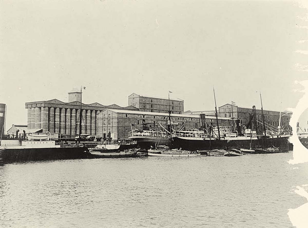 Buenos Aires. Docks, between 1908 and 1919
