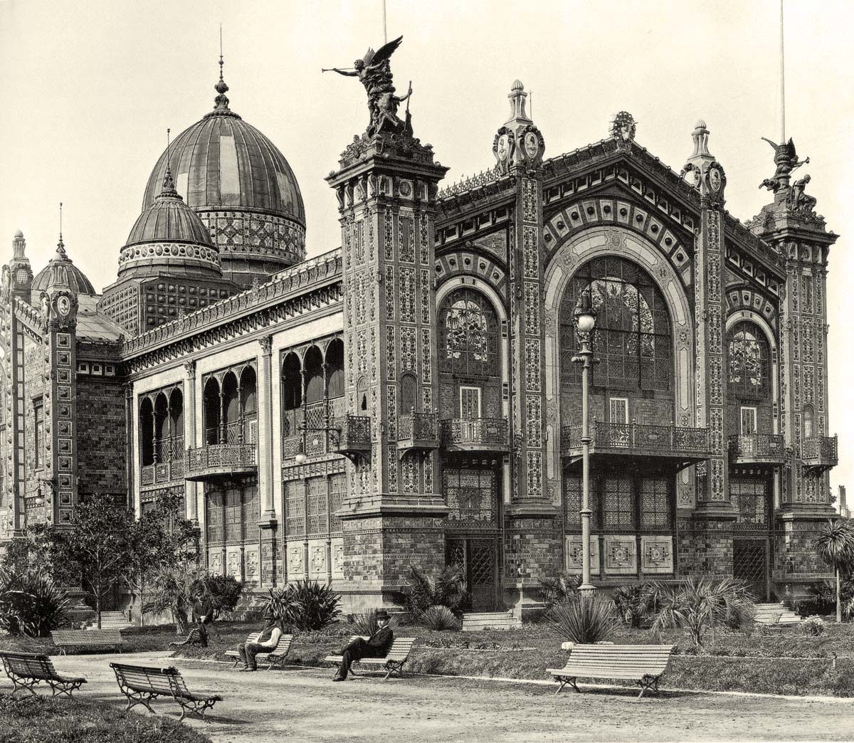 Buenos Aires. The Argentine Pavillion built specially for the Exposition Universelle of Paris, 1889