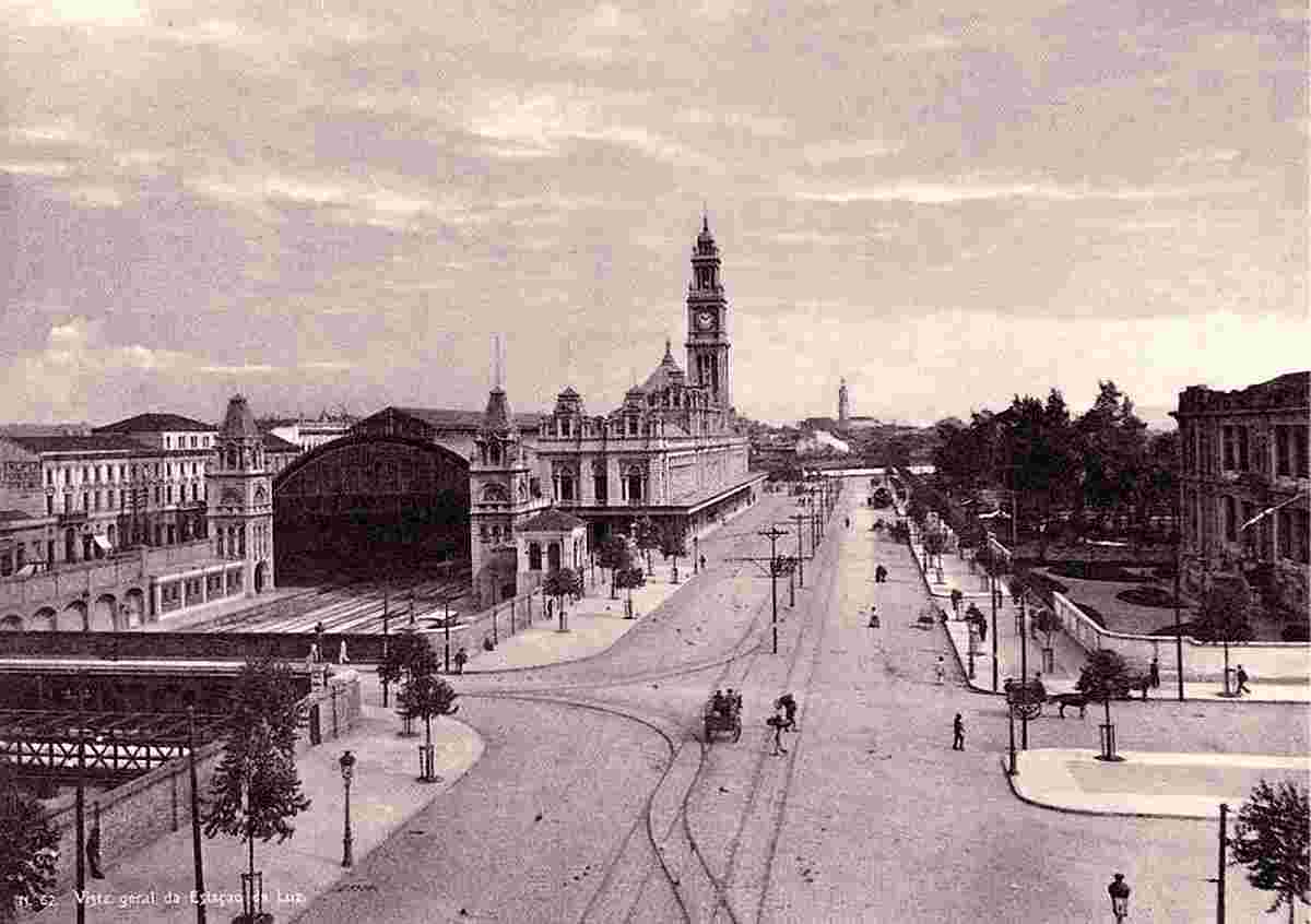 São Paulo. Luz Station, circa 1900