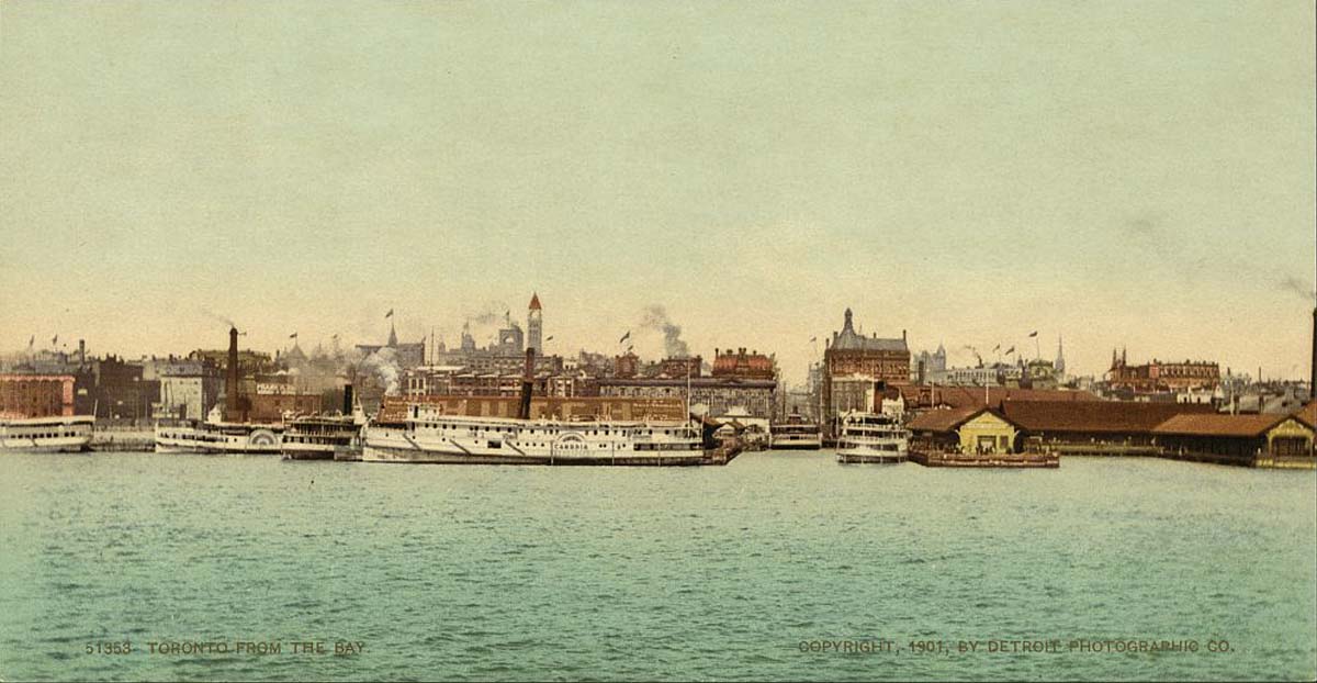 Toronto from the bay, 1901