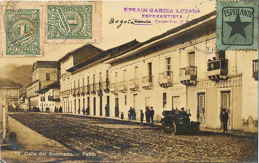 Bogotá. Seminary Street, 1922