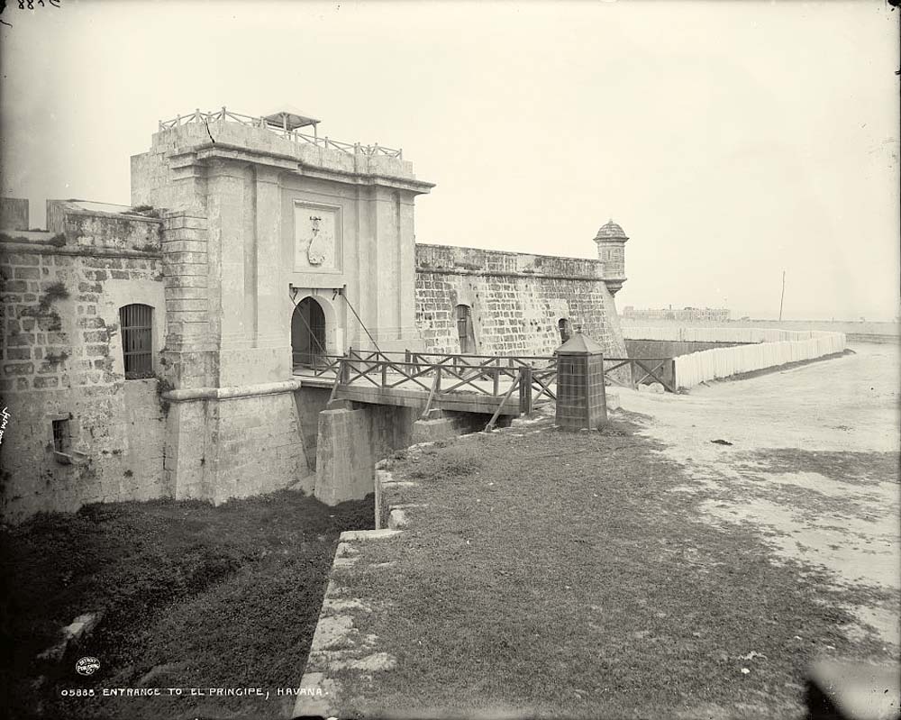 Havana. Entrance to El Principe, between 1880 and 1900