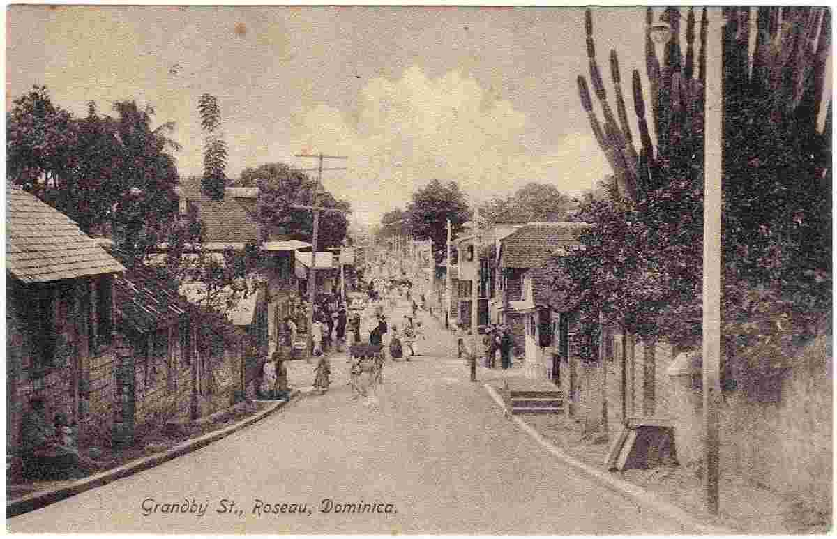 Roseau. Granby Street, 1916