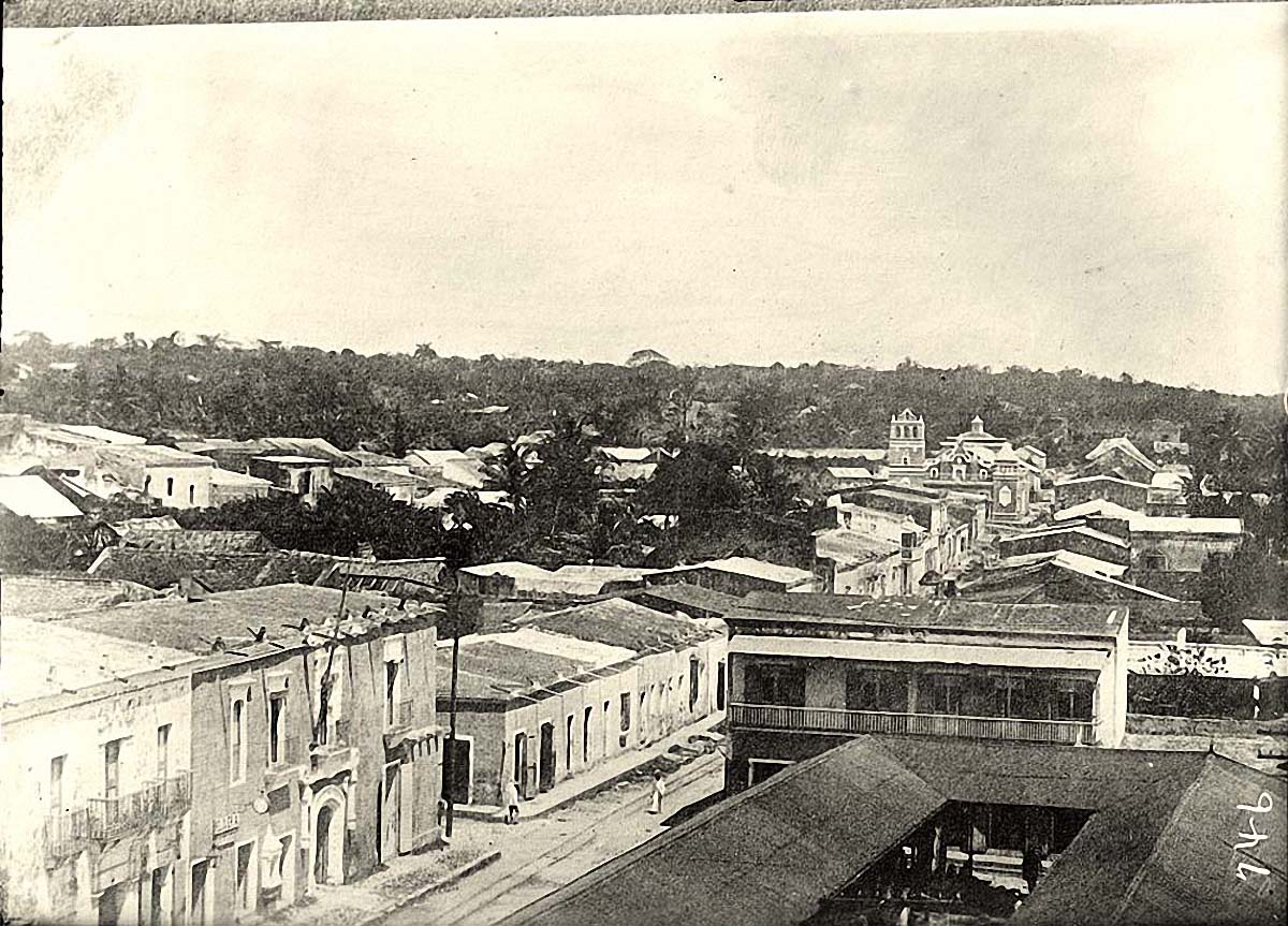 Santo Domingo. Panorama of the city, 1911