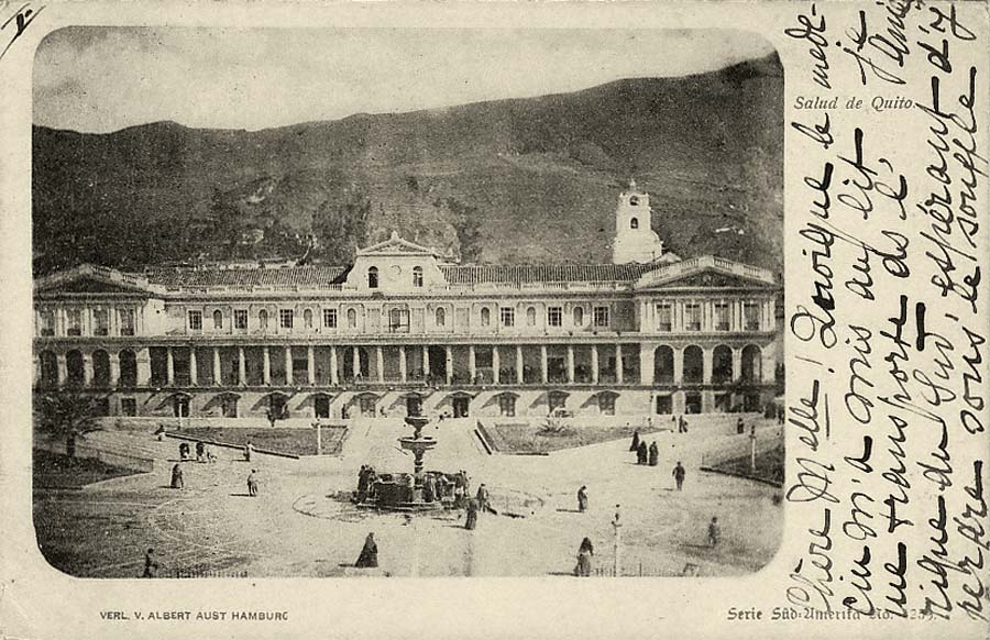 Quito. Independence Square with the Government Palace