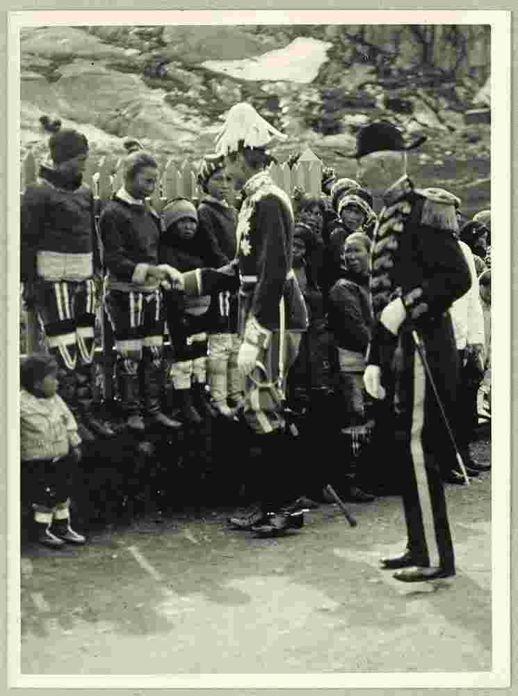 Nuuk. Danish King's only visit to the great Danish colony Greenland, 1921