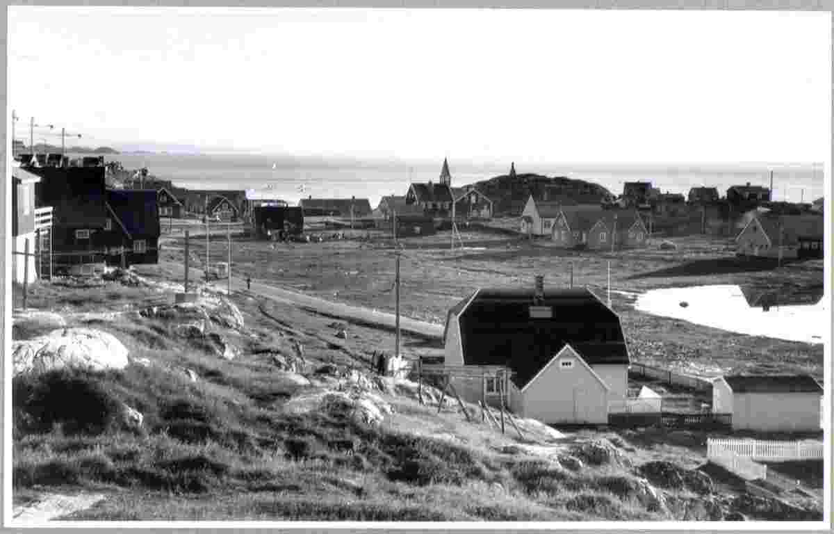 Nuuk. View to avenue, 1967
