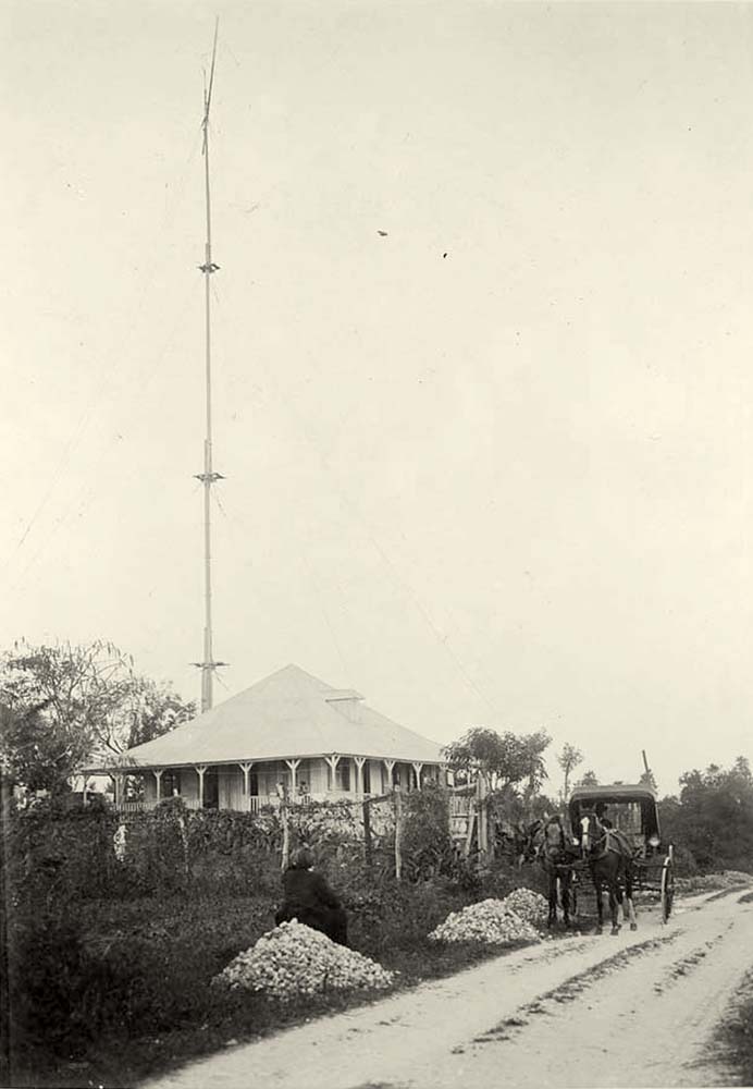 Pointe-à-Pitre. Telegraph Station, 1900