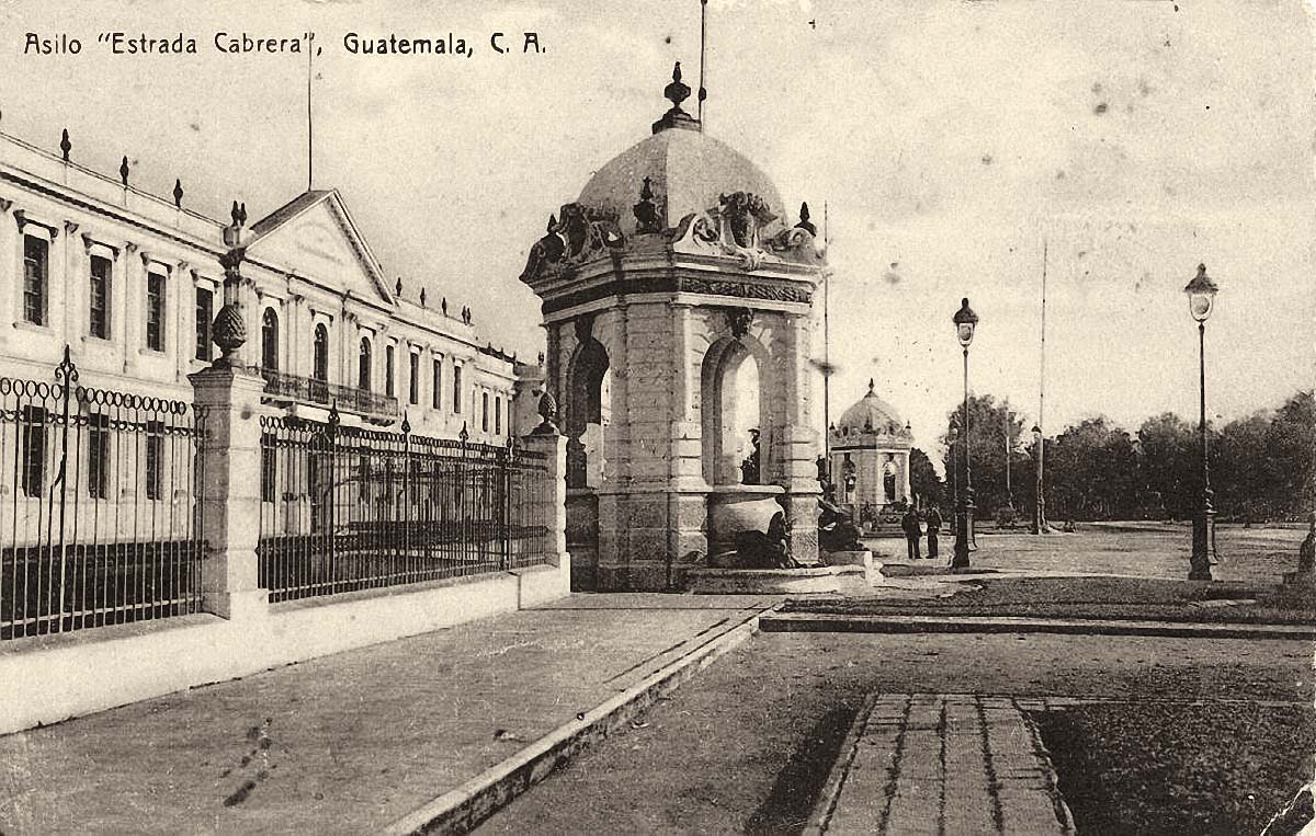 Guatemala City. Asylum Joaquina on La Reforma Avenue,  'Estrada Cabrera', 1910