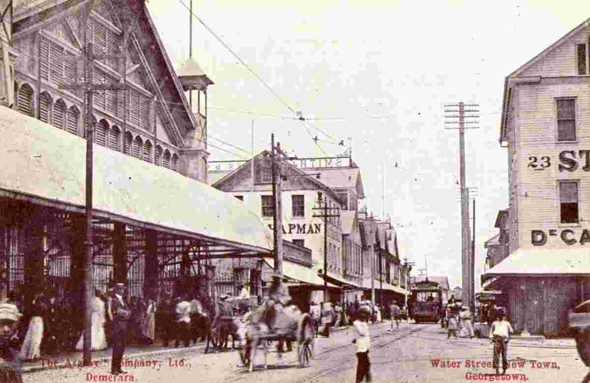 Georgetown. New Town - Water Street, Tram, 1910s