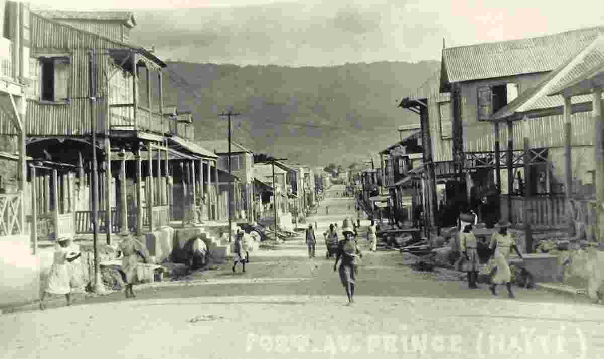 Port-au-Prince. Great Street, 1930