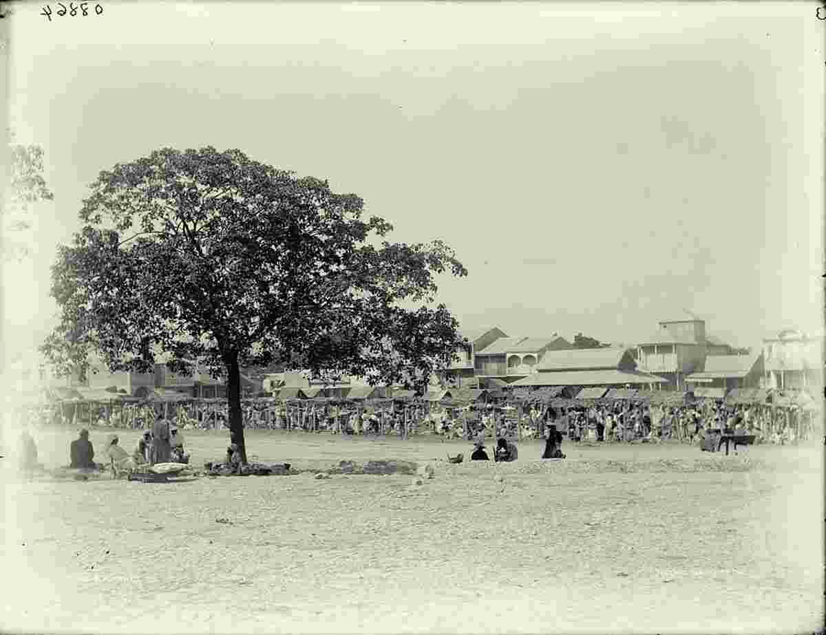 Port-au-Prince. Market Day, between 1880 and 1901