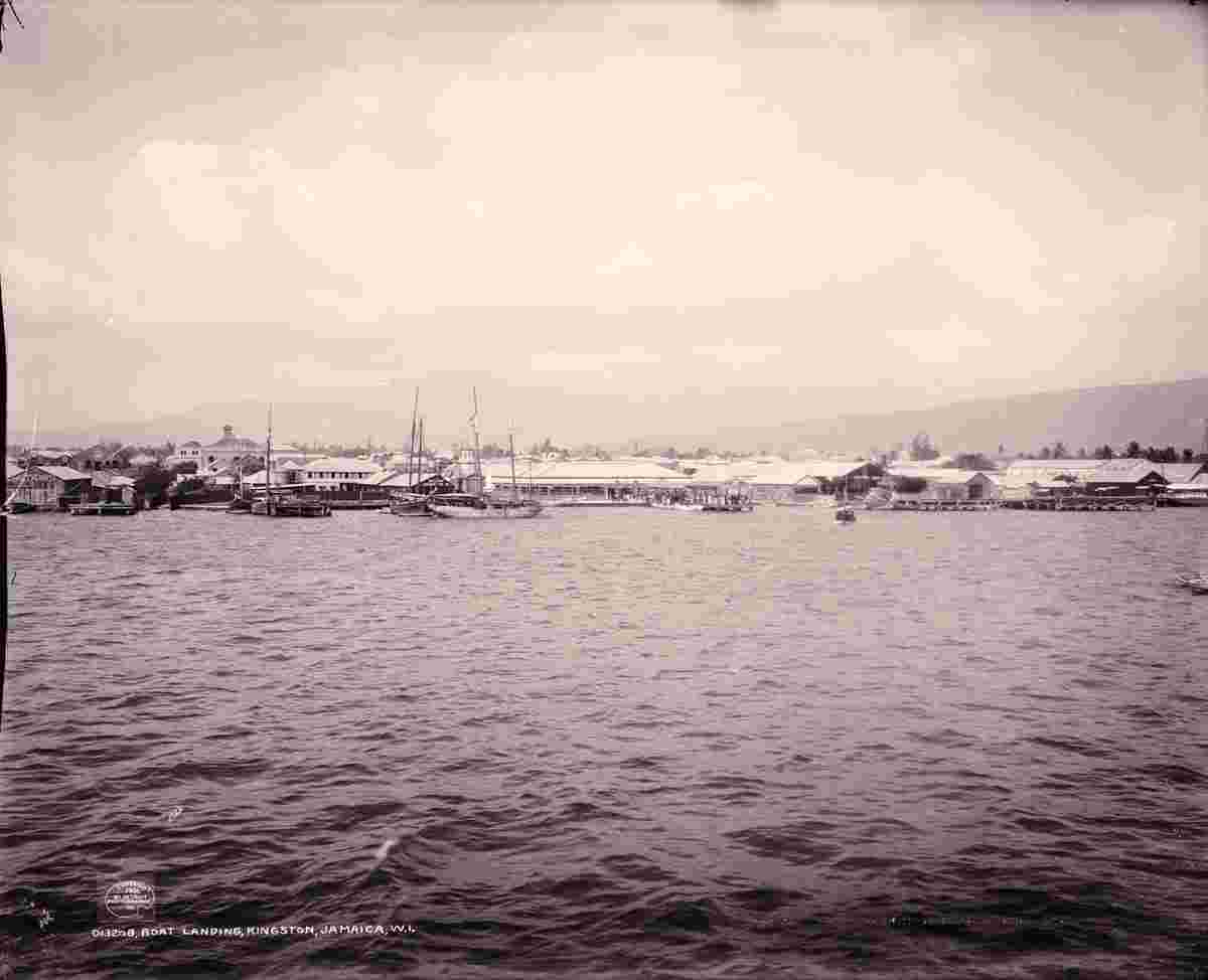 Kingston. Boat landing, 1901