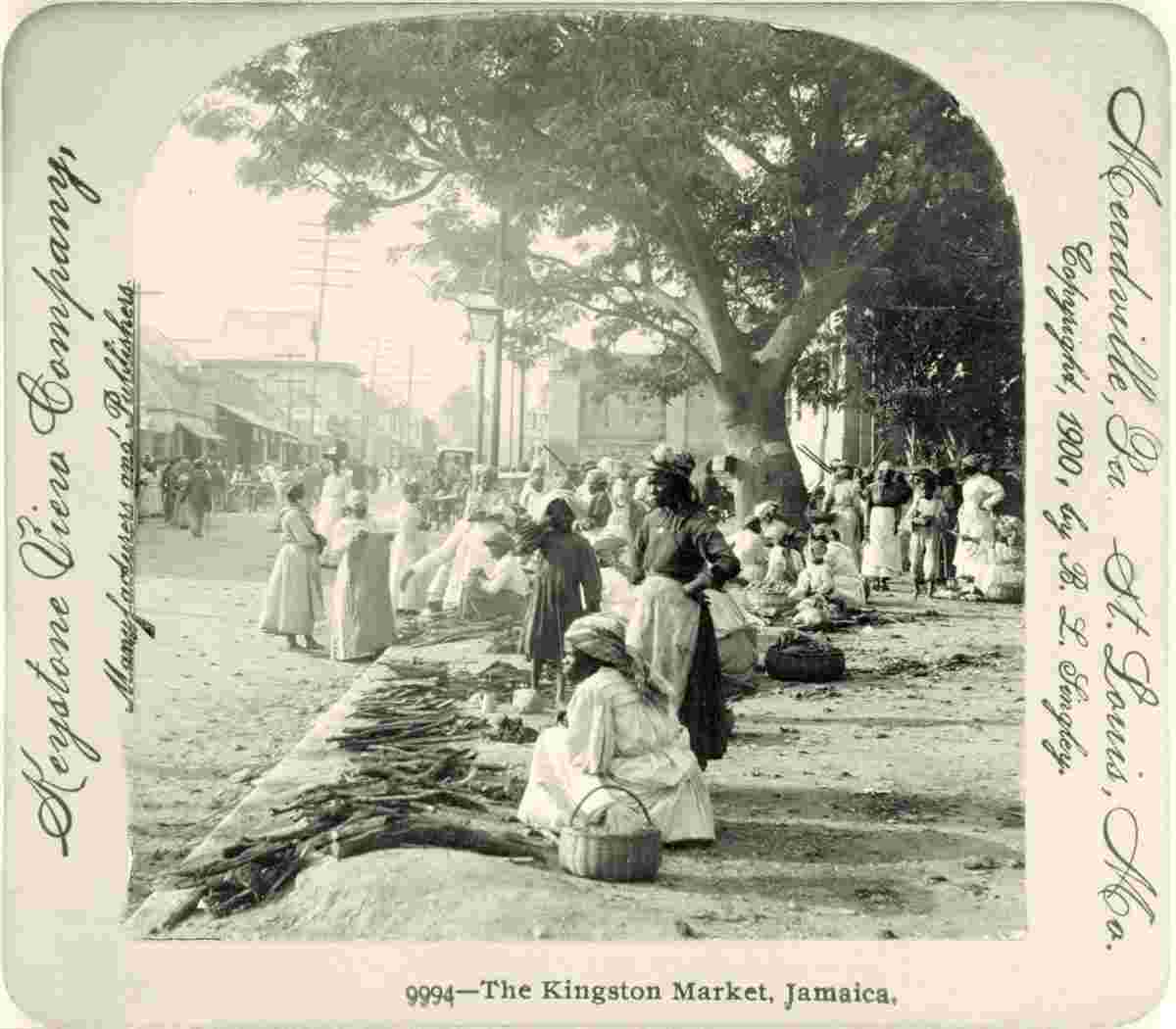 Kingston. Market, circa 1900