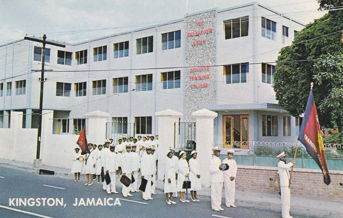 Kingston. Staff and Cadets of the Central America and West Indies Territory, 1940-60s