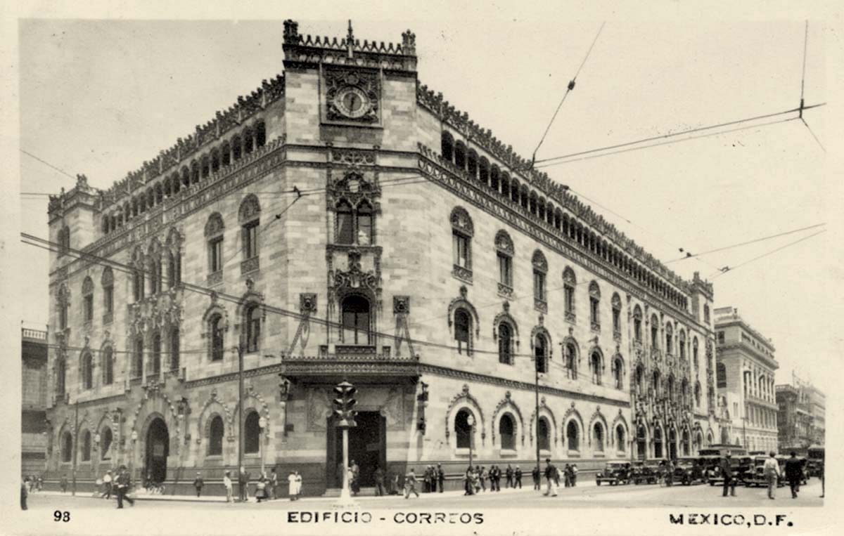 Mexico City. Correos Building, 1937