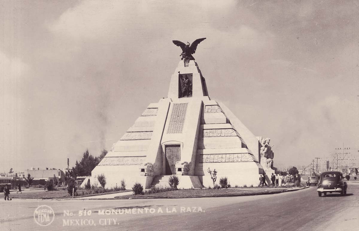 Mexico City. La Raza Monument