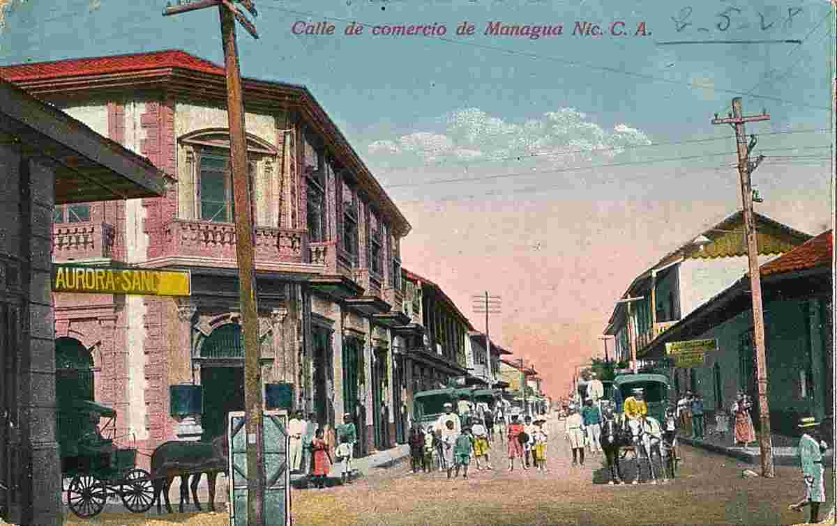 Managua. Calle de Comercio