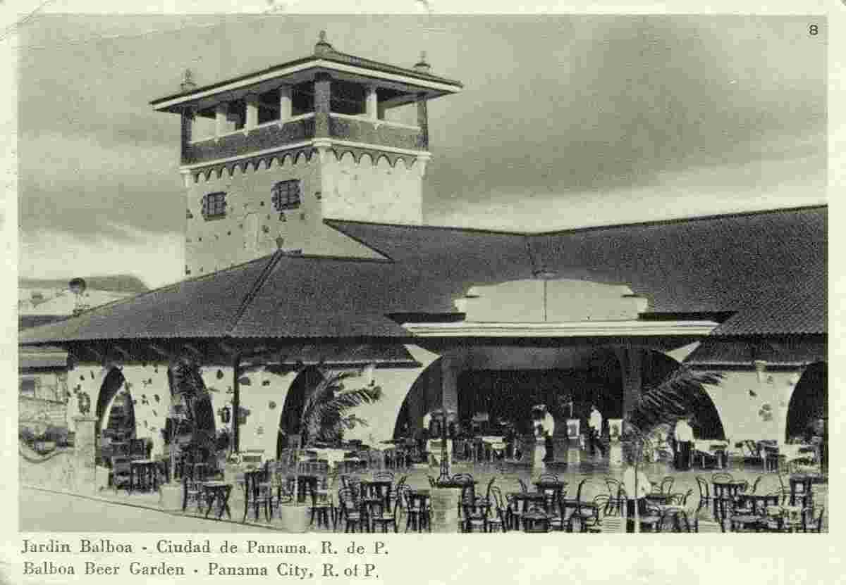 Panama City. Balboa Beer Garden, 1939