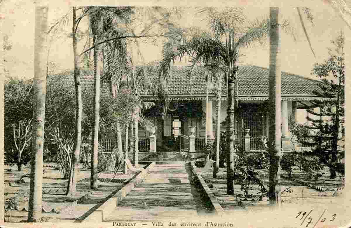 Asunción. Villa near Asunción, 1903