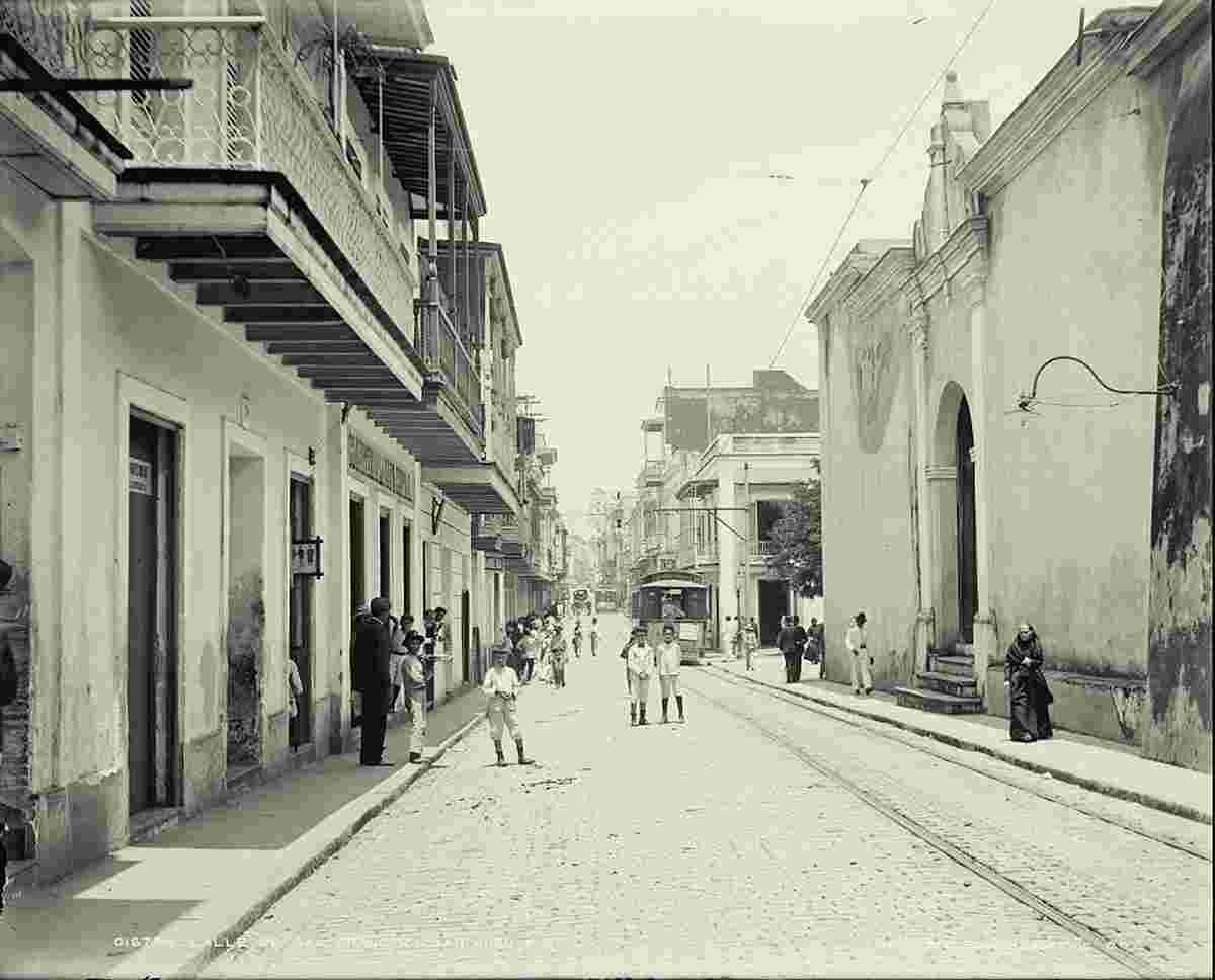 San Juan. San Francisco street, circa 1900