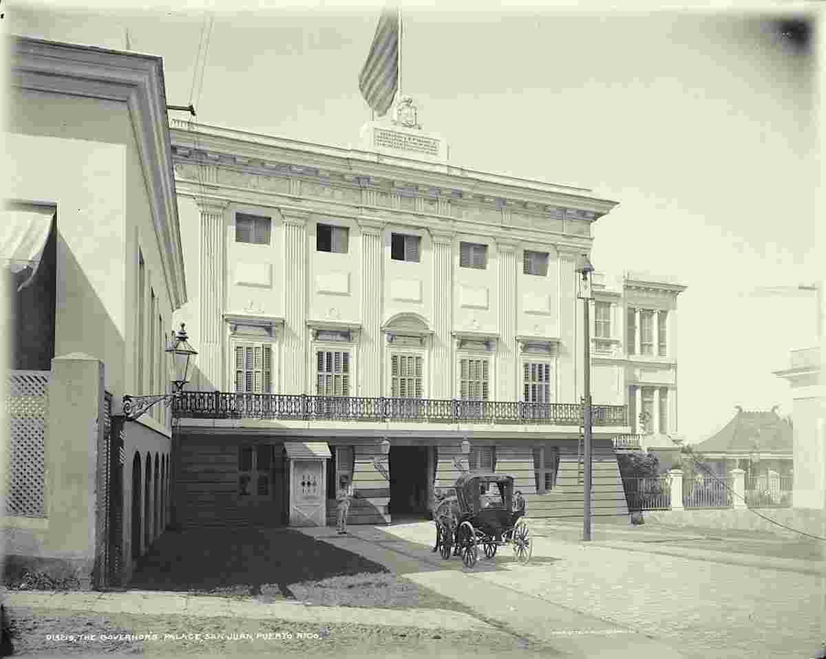 San Juan. Governor's Palace, circa 1900