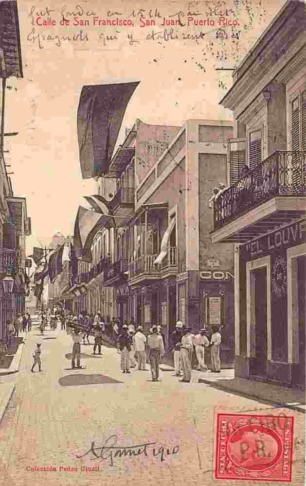 San Juan. San Francisco street, 1910