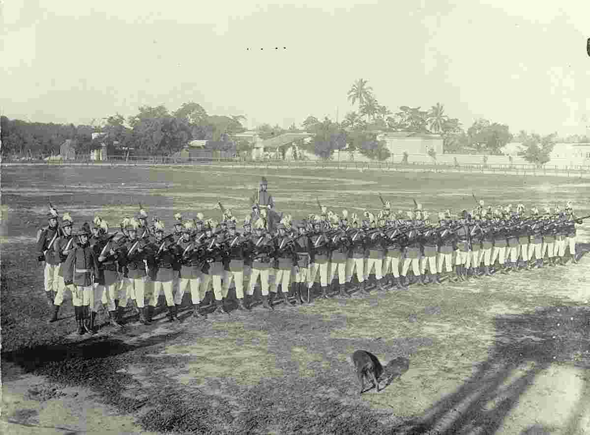 San Salvador. Cadets of School Polytechnic