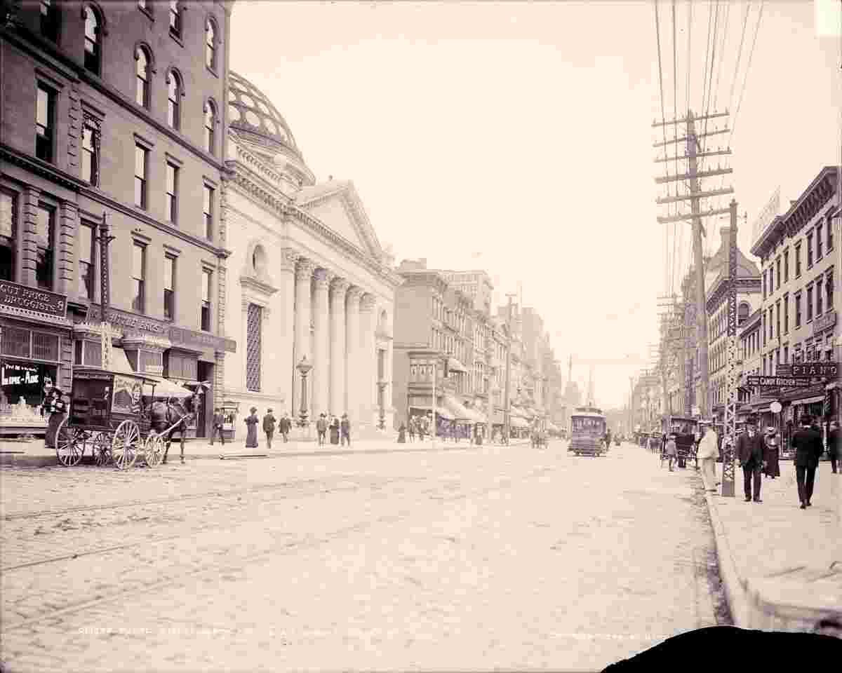 Albany. Pearl Street north from State Street, 1904