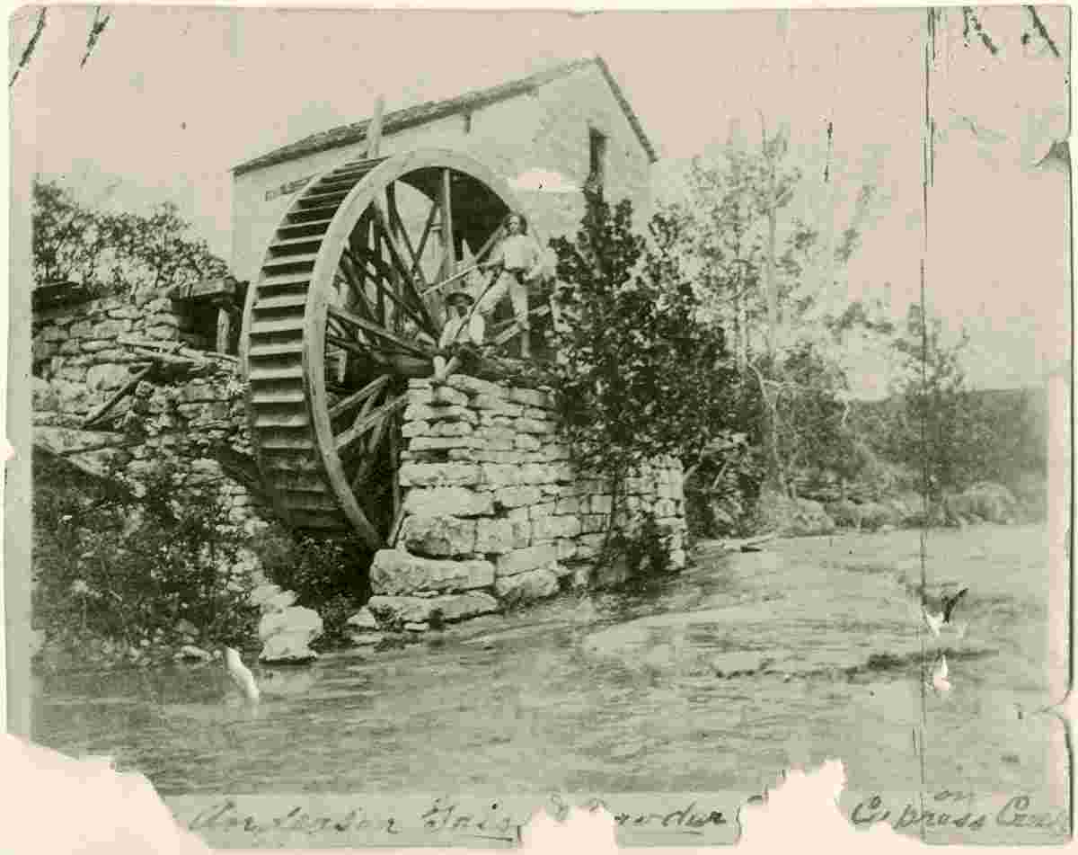 Austin. Anderson Mill on Cypress Creek, 1935