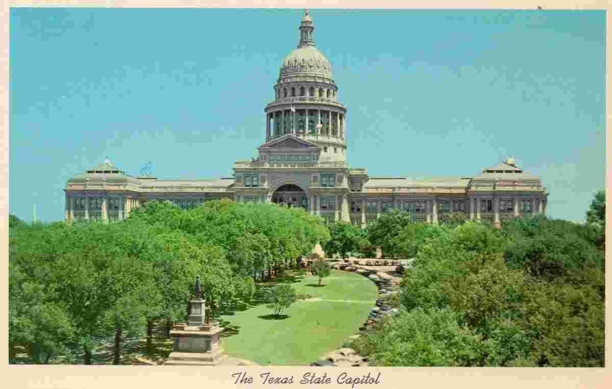 Austin. Texas State Capitol, 1965