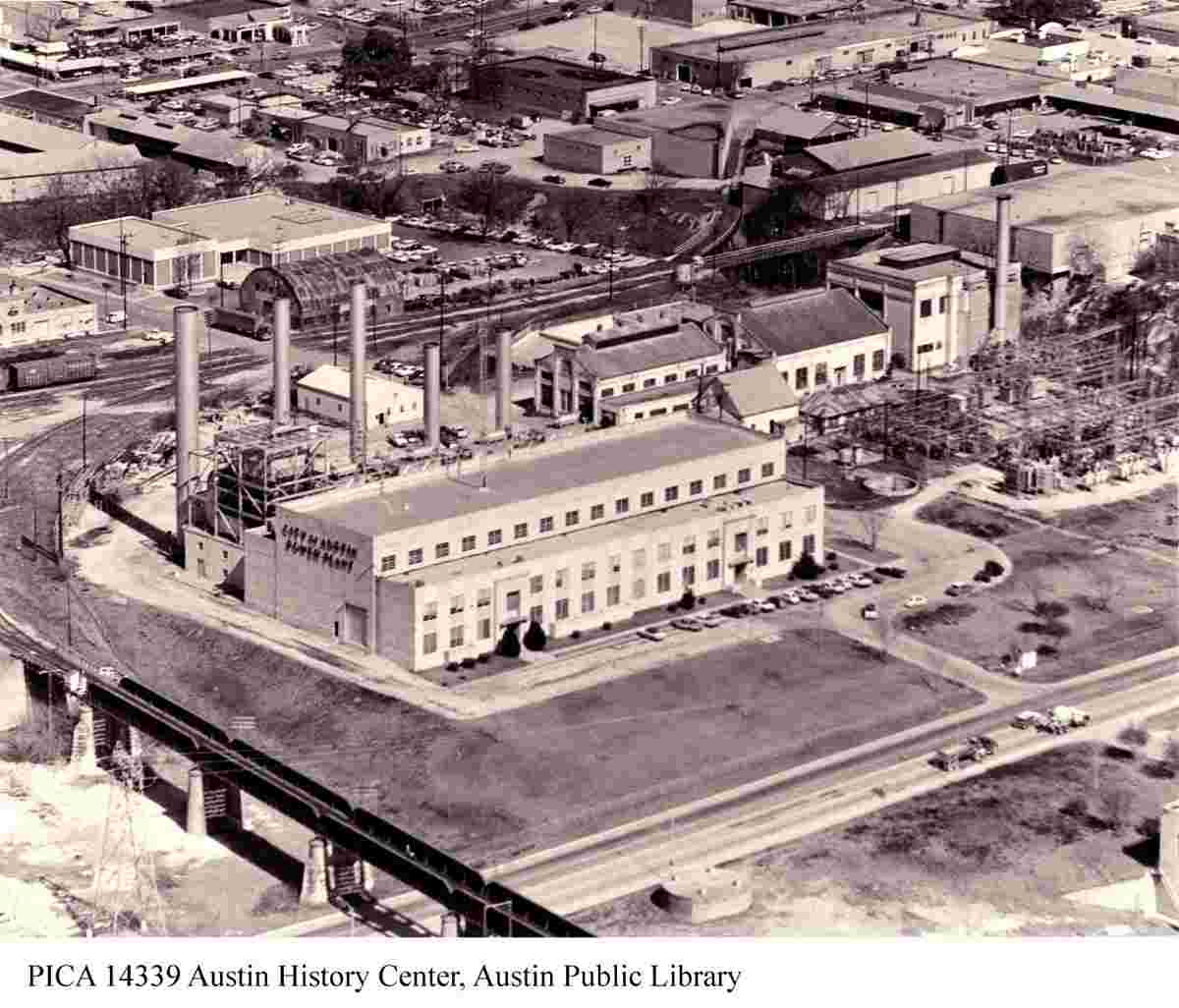 Austin. View of Seaholm Power Plant