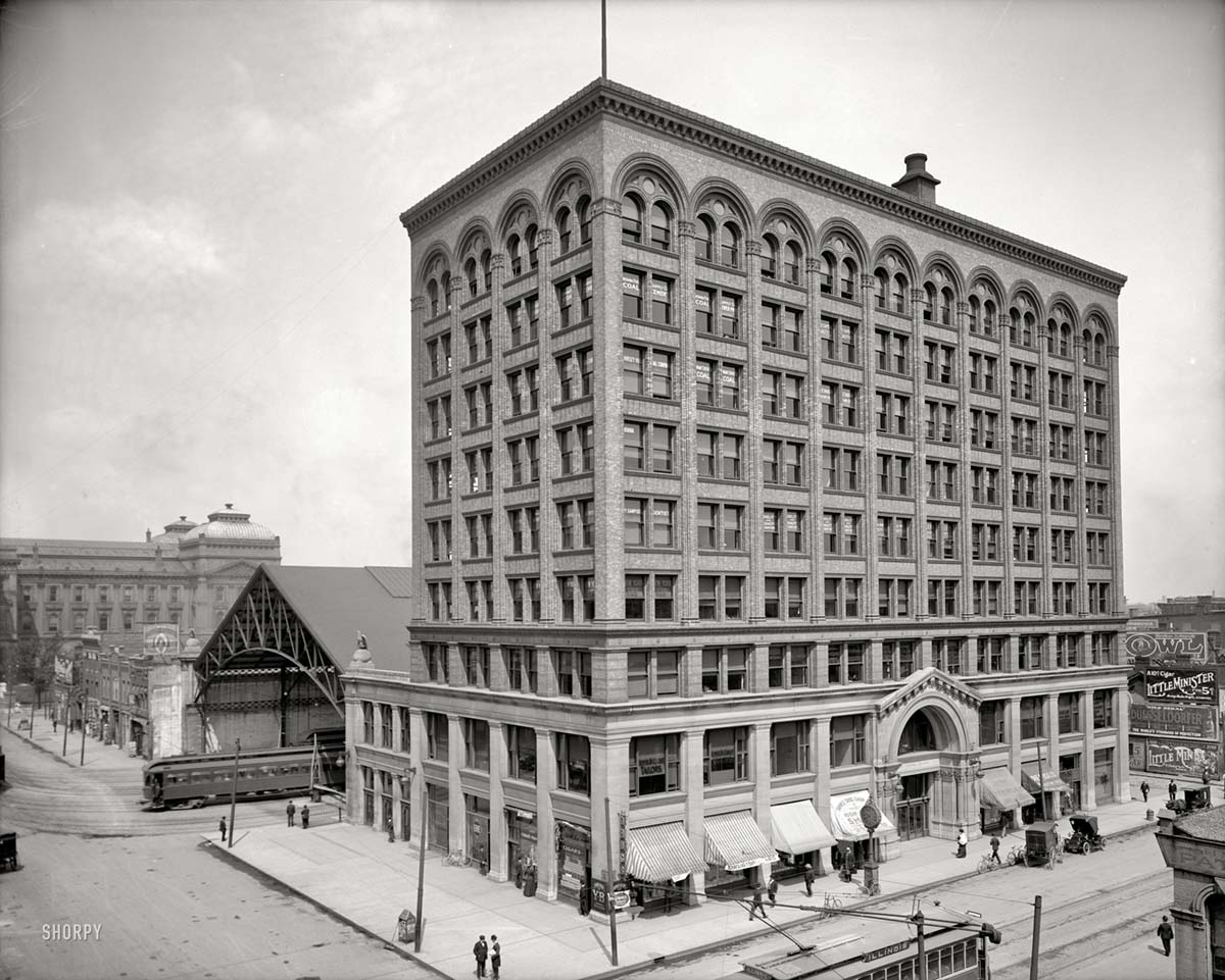 Indianapolis. Union Traction Co. - Union Terminal Building, circa 1907