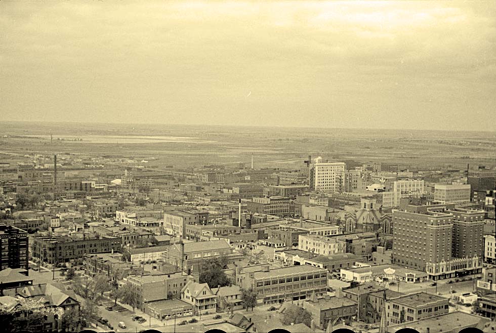 Lincoln. Panorama of the city, 1938