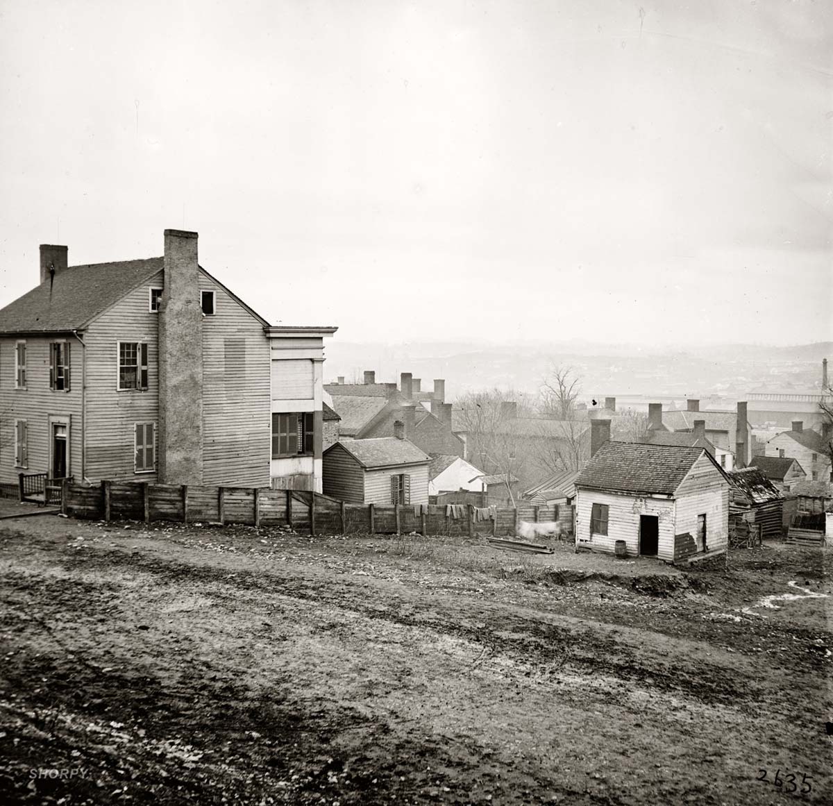 Nashville. Panorama of city, 1864