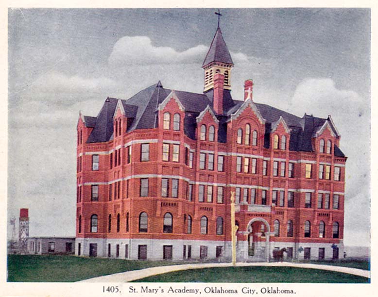 Oklahoma City. St. Mary's Academy, circa 1900