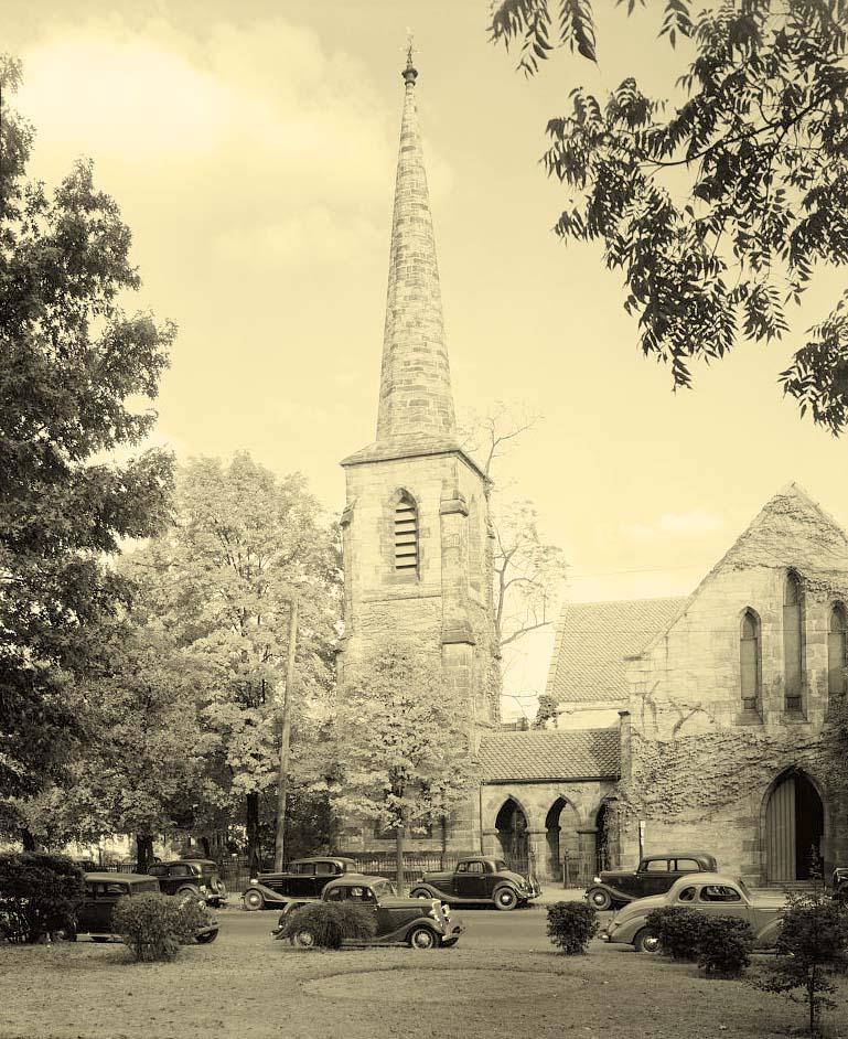 Raleigh. Christ Church, Wilmington and Edenton Street, 1938